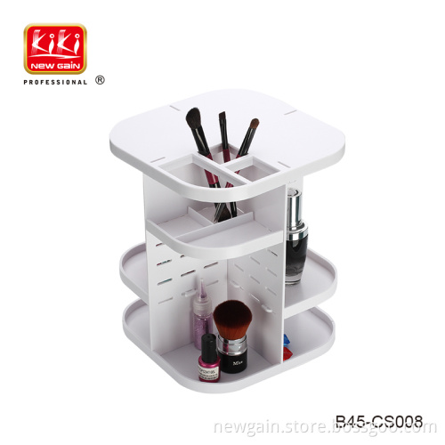 Turn spin Cosmetic Organizer Makeup box case holder Spinning rack shelf rotating